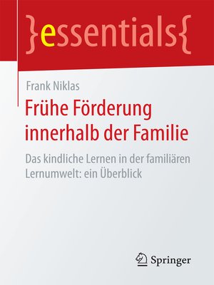 cover image of Frühe Förderung innerhalb der Familie